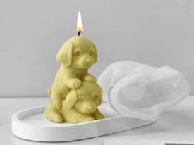 Molde silicona perritos a upa